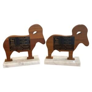 1980 IHMSA Region Three Handgun Silhouette Shooting Trophies Set Shooting Trophy